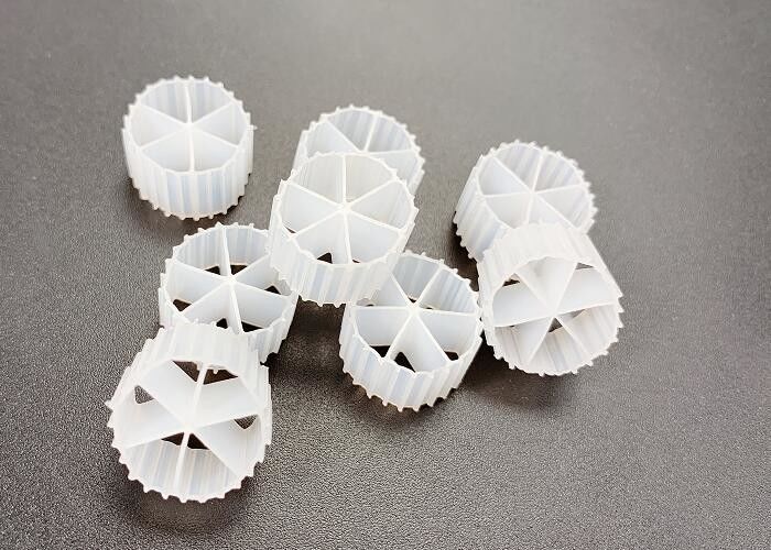 Biozell-Bio-Träger PE04 6 Räume MBBR Bio-Kugeln Filtermedien für anaeroben Tank