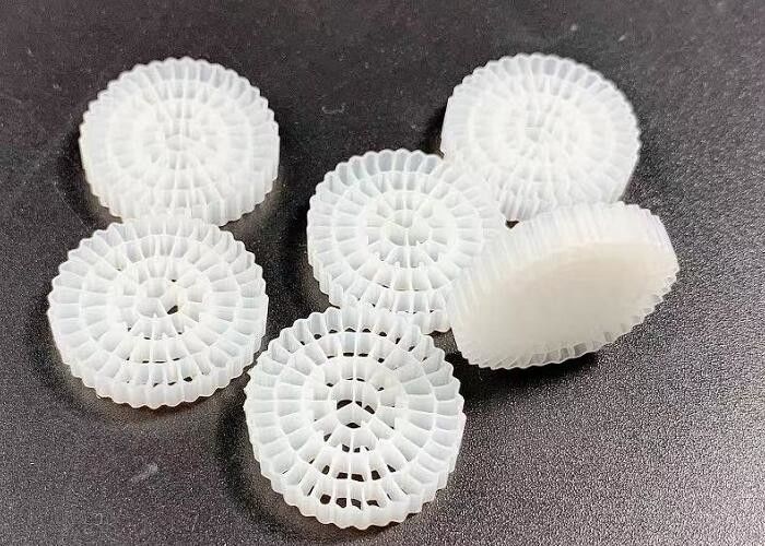 HDPE Mbbr Träger-Biofilter für Fischfarmen-Hängebett 25x4MM
