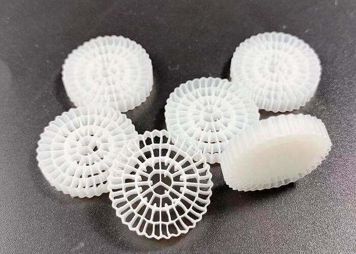 HDPE Mbbr Träger-Biofilter für Fischfarmen-Hängebett 25x4MM