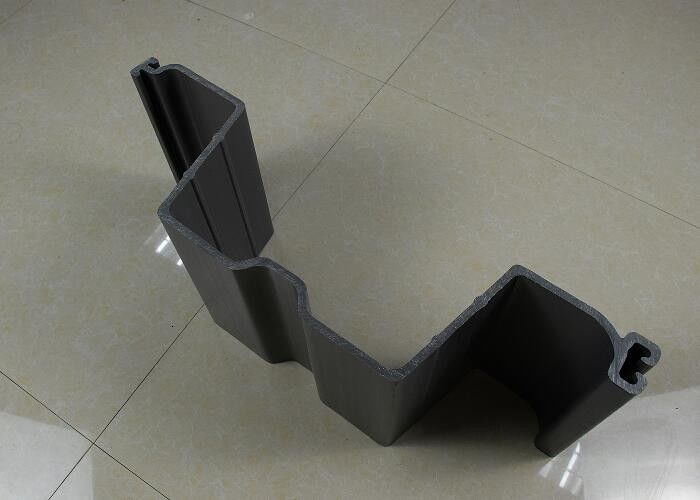 Vinyl-PVC-Extrusions-Plastikfolie in U-Form in grauer Farbe