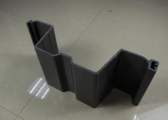Vinyl-PVC-Extrusions-Plastikfolie in U-Form in grauer Farbe